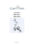 GRX-950 Users Manual V5 - Remote Control Golf Cart