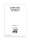 ST7MDT1-DVP2 development kit user manual