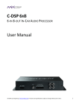 C-DSP 6x8 User Manual