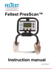 Feltest PresScan™ Instruction manual