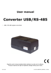 Converter USB/RS-485