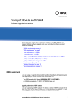 MSAM Transport DMC SW Upgrade Instructions