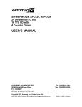 Series PMC424, APC424, AcPC424 User`s Manual