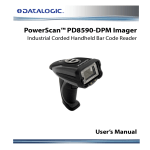 PowerScan PD8590 DPM - User Manual