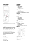 Air Quality Multimeter EET100 User Manual DUST