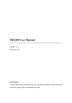 FR1200 User Manual