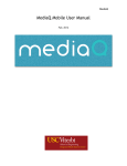 MediaQ Mobile User Manual - University of Southern California