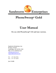Sandstorm Enterprises - PhoneSweep Gold