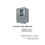 Gozuk EDS 2000 inverter drive user manual