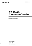 CD Radio Cassette-Corder