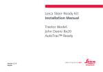 Leica Steer Ready Kit Installation Manual Tractor
