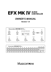 EFX MKIV OWNER`S MANUAL VER1.00 ENG