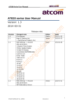 AT820 series User Manual Version: 1.3 2014-03-31