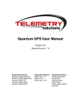Quantum GPS User Manual Quantum GPS User Manual