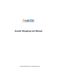 Avactis Shopping Cart Manual
