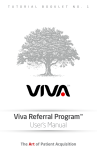 Viva Referral ProgramTM User`s Manual