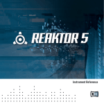Reaktor 5.5 Instrument Reference English
