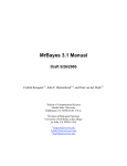 MrBayes 3.1 Manual - molecularevolution.org
