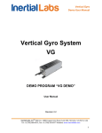 Vertical Gyro Demo User Manual