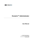 Ocularis™ Administrator User Manual