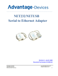 User Manual GC-Net232-DCE-220 - Advantage