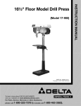 16V2"Floor Model Drill Press
