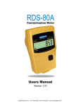 RDS-80A - Serial No. <30XXX