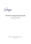 MiniGUI Programming Guide