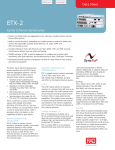 Data Sheet Carrier Ethernet Demarcation