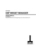 pdf OSP Widget Manager User`s Manual