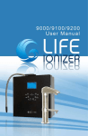 LIFE Ionizer 9000/9100/9200 User Manual