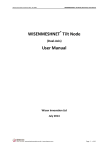 WISENMESHNET Tilt Node User Manual