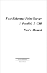 Fast Ethernet Print Server