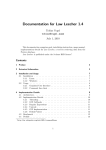 Documentation for Law Leecher 1.4