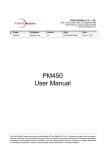 PM450 User Manual