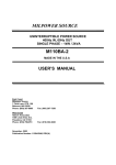 M110BA-2 User Manual (in PDF format)