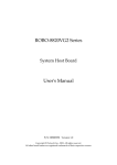 ROBO-8820VG2 Series User`s Manual