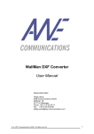 WallMan DXF Converter User Manual