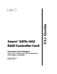 3ware® SATA+SAS RAID Controller Card CLI Guide, Version 10.0