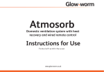 User Manual Operation instructions - Glow-worm
