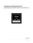TAC 3.1 User Manual - Tamalpais Union High School District