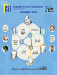 Copyright © Computer Systems Int`l, Installation Guide, November