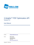 3-Heights™ PDF Optimization API, User Manual