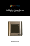 Wall Switch Hidden Camera - Start Guide