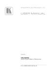 Kramer VS-42HN Manual
