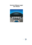 Business Mileage Logger User Manual