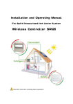 Operating Manual of Wireless Controller SR528Q for Split