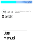 FAST User Manual - Carleton University