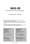 MAS-3B User`s Manual - English - 2.0A