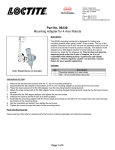 Part No. 98336: Mounting Adapter for 4 Axis Robots